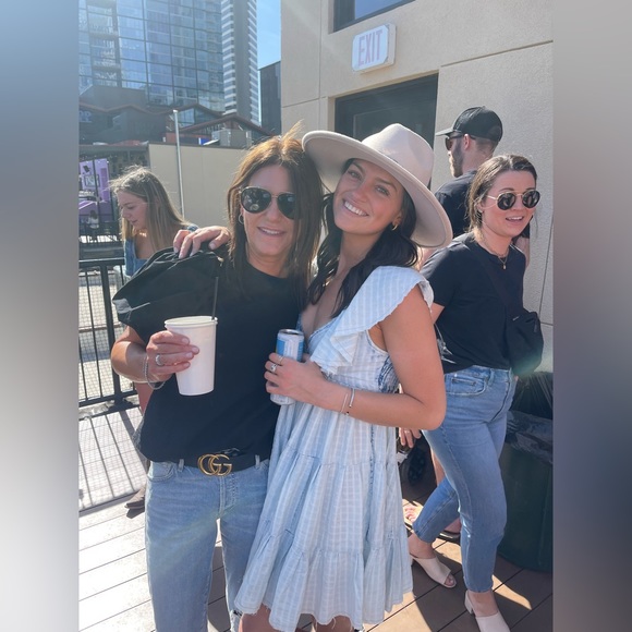 Free People Undone Tiered Cotton Minidress in Sea Spray Wash - Picture 7 of 7